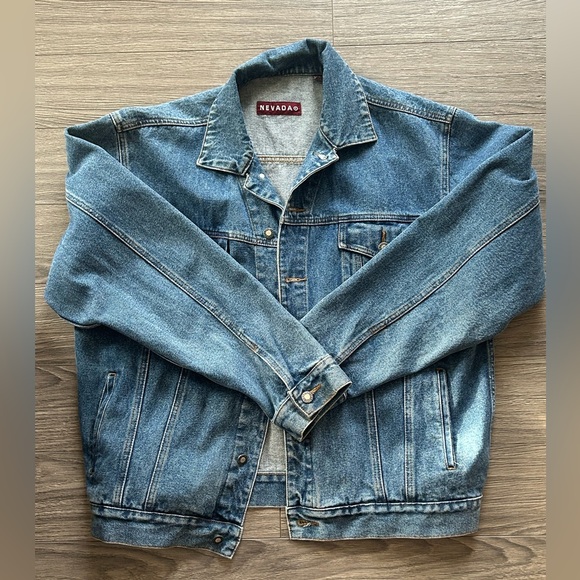 Vintage men’s denim jacket size L - Picture 1 of 3